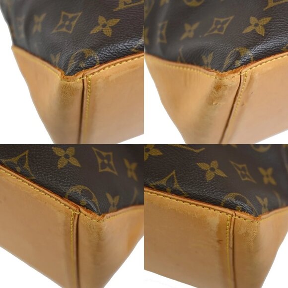 LOUIS VUITTON Cabas Mezzo Shoulder Bag Monogram Leather Brown M51151 10EF272 - Picture 3 of 15